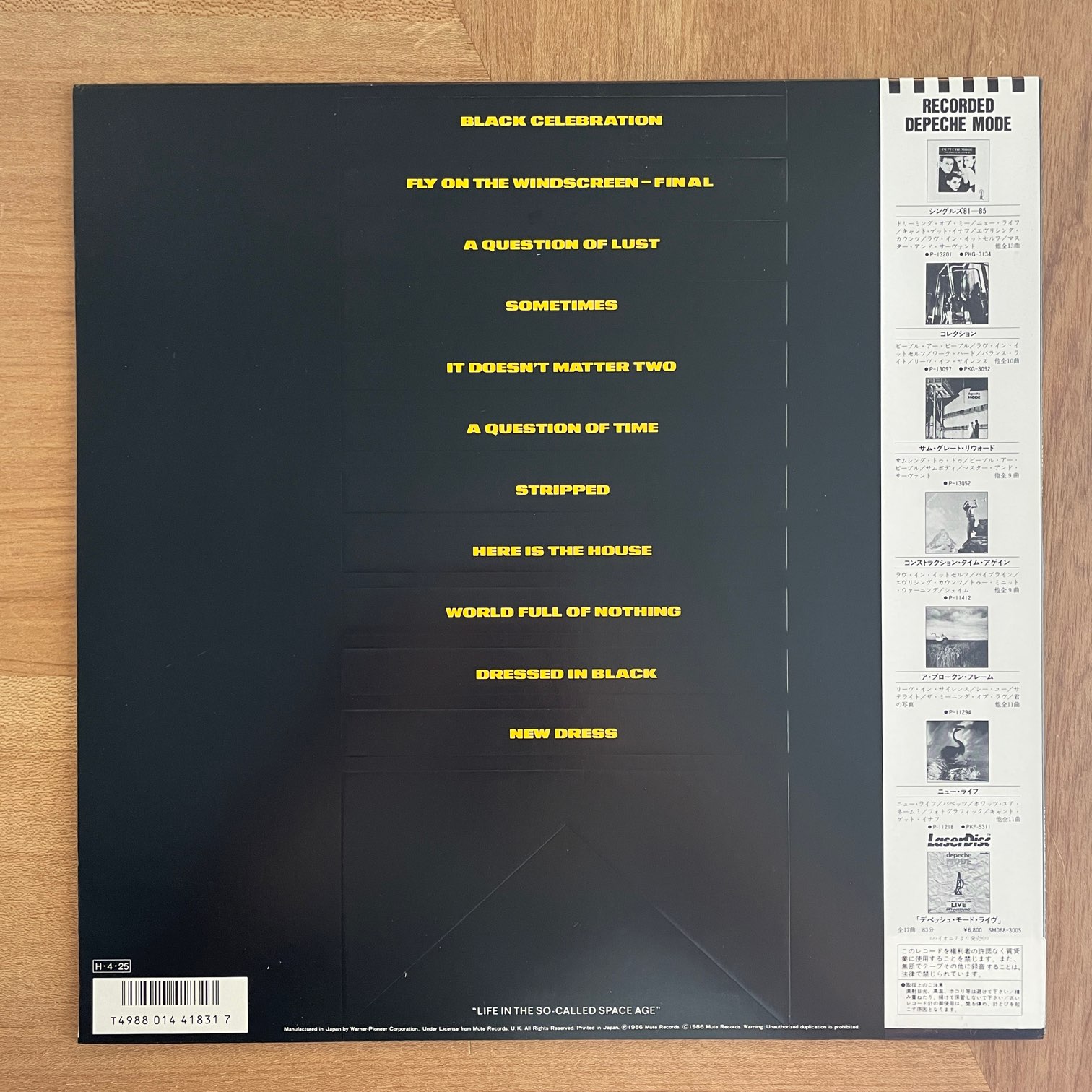 DEPECHE MODE / BLACK CELEBRATION | RECORDSHOP GG