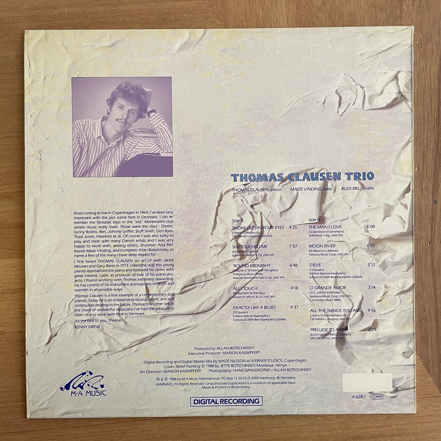 THOMAS CLAUSEN TRIO / SHE TOUCHED ME | RECORDSHOP GG