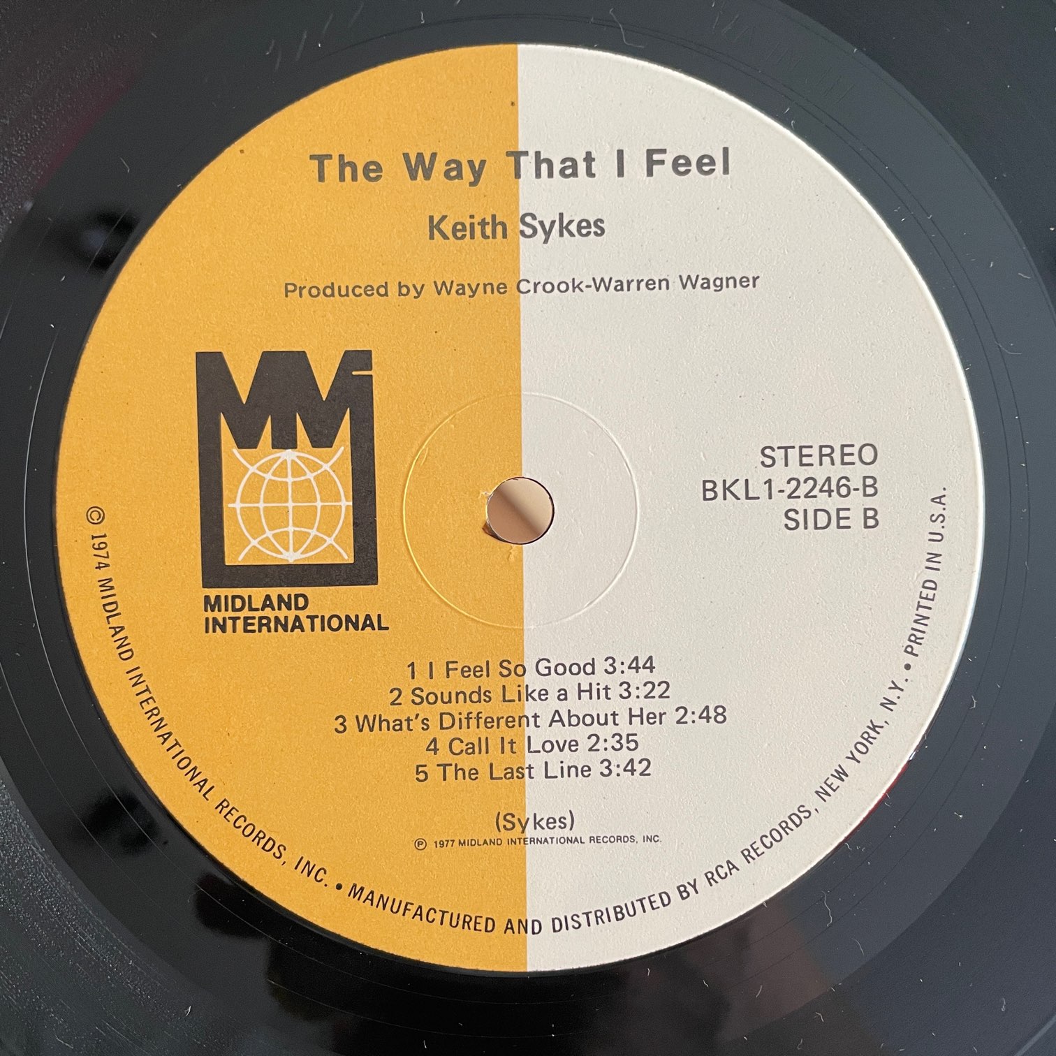 KEITH SYKES / THE WAY THAT I FEEL | RECORDSHOP GG